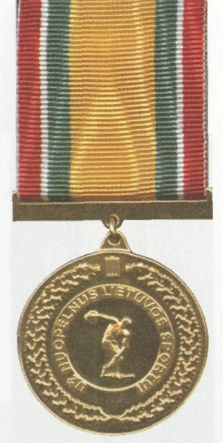 Aukso, sidabro, bronzos medalis Už nuopelnus Lietuvos sportui (KKSD)