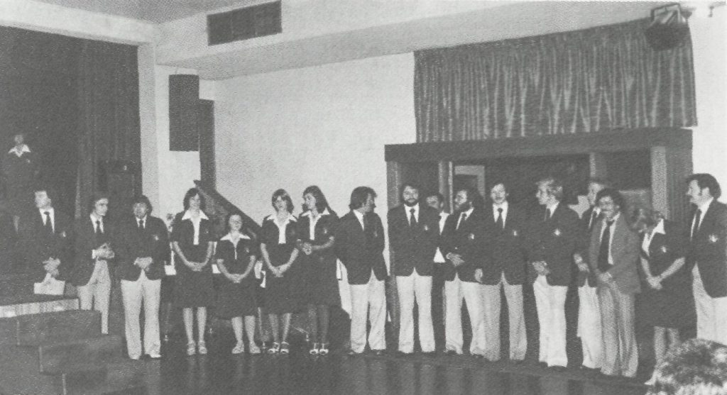 ALFAS delegacija prieš išvykdama į I PLSŽ (1978)