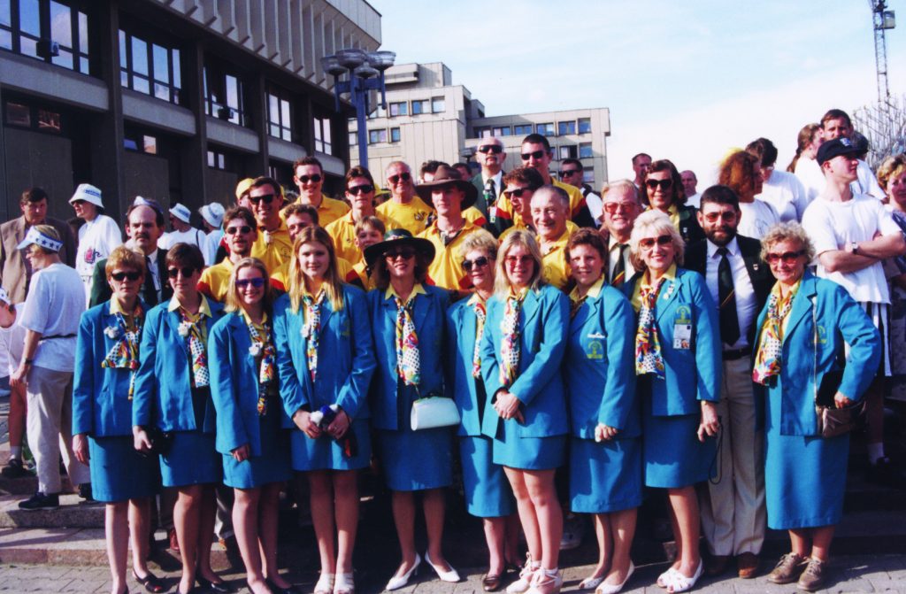 Australijos lietuviai sportininkai Vilniuje per V Pasaulio lietuvių sporto žaidynes (1995)