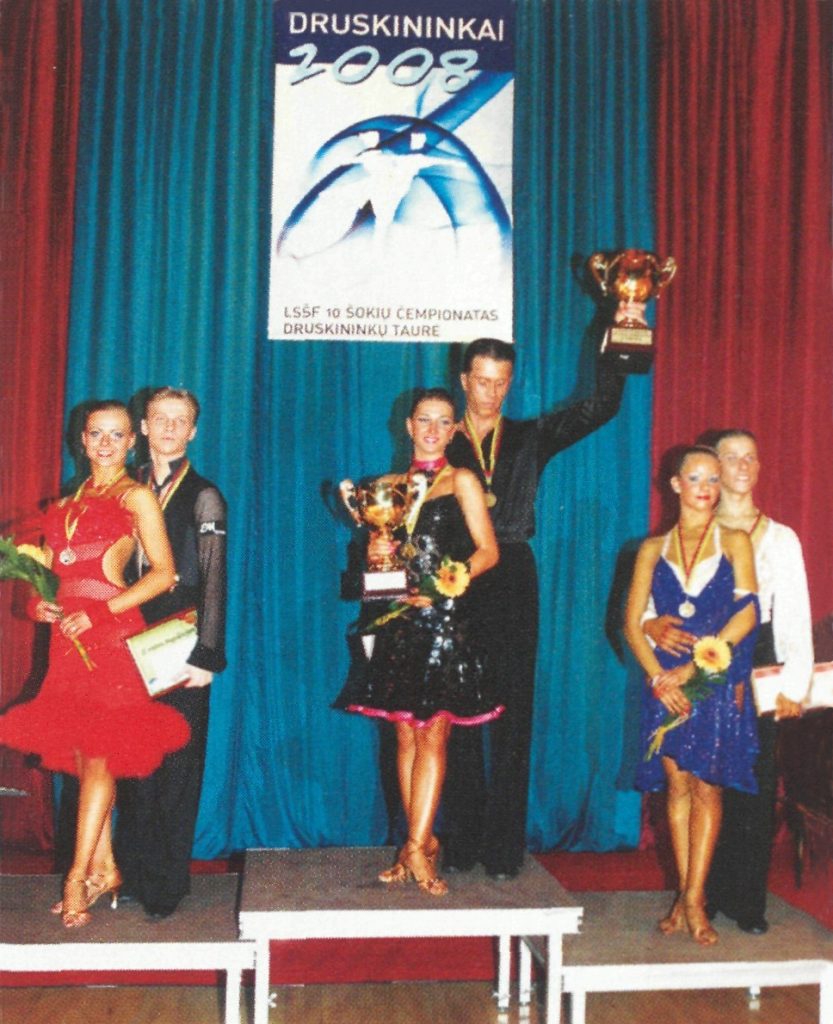 2008 Druskininkų 10 šokių taurės laimėtojai