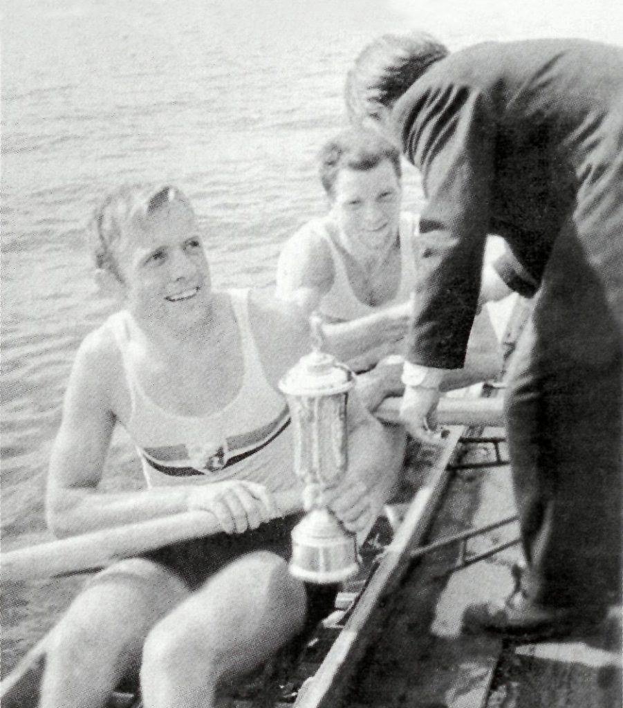 A. Bagdonavičius ir Z. Jukna (priekyje) – Romos olimpinių žaidynių sidabro medalininkai (1960)