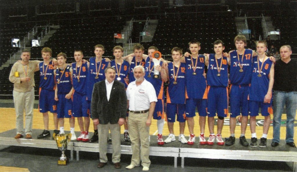 Klaipėdos V. Knašiaus krepšinio mokyklos komanda – 2008 Šiaurės Europos šalių krepšinio lygos finalo varžybų laimėtoja