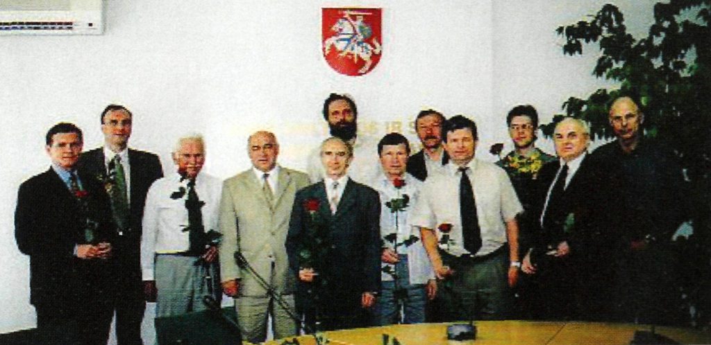 V Europos šachmatų čempionato sidabro medalių laimėtojų priėmimas KKSD (2003)