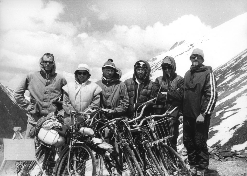 1987 Klaipėdos Baltijos laivų statyklos komanda (vad. A. Tamošauskas) Šiaurės Tian Šanyje