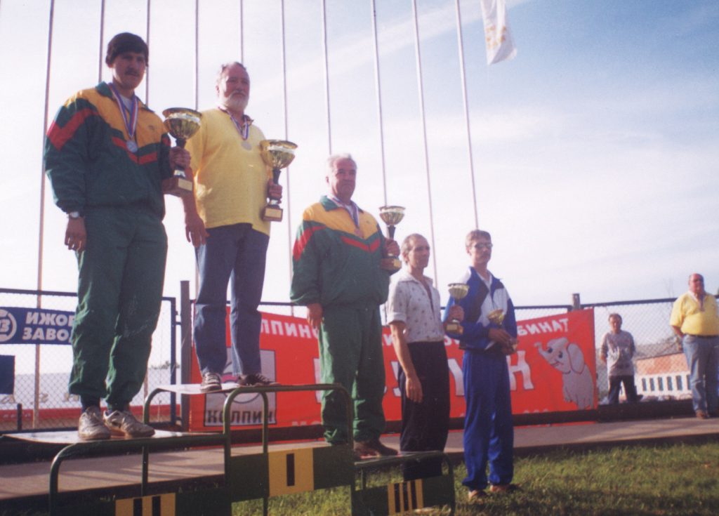 1998 Europos čempionato Sankt Peterburge sidabro medalininkas K. Štellingas ir bronzos medalininkas J. Kindurys