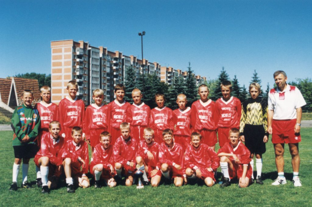 Jaunieji Klaipėdos futbolo sporto mokyklos futbolininkai