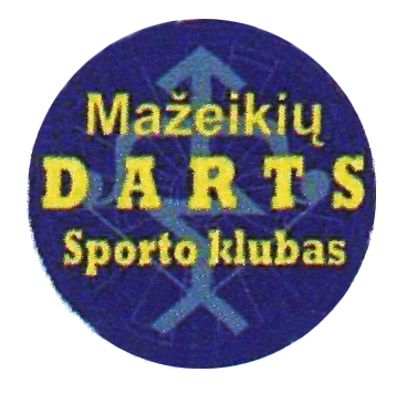 Mažeikų smiginio (darts) sporto klubo logotipas