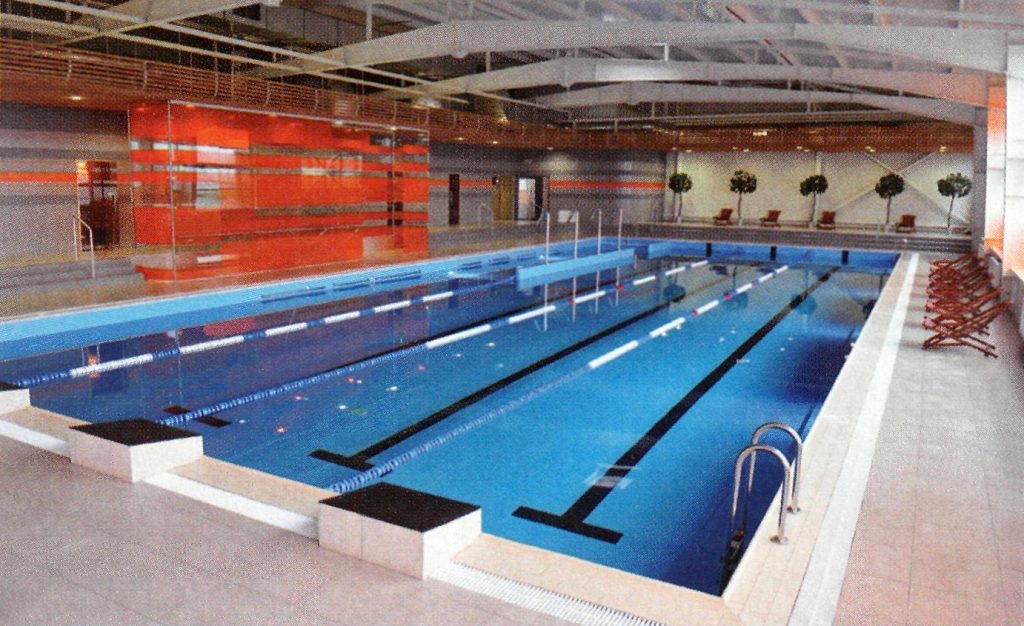 2012 rekonstruotas Pasvalio sporto mokyklos baseinas