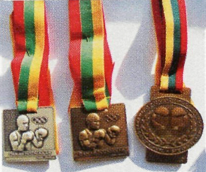 Pozniako atminimo jaunimo bokso turnyro medaliai