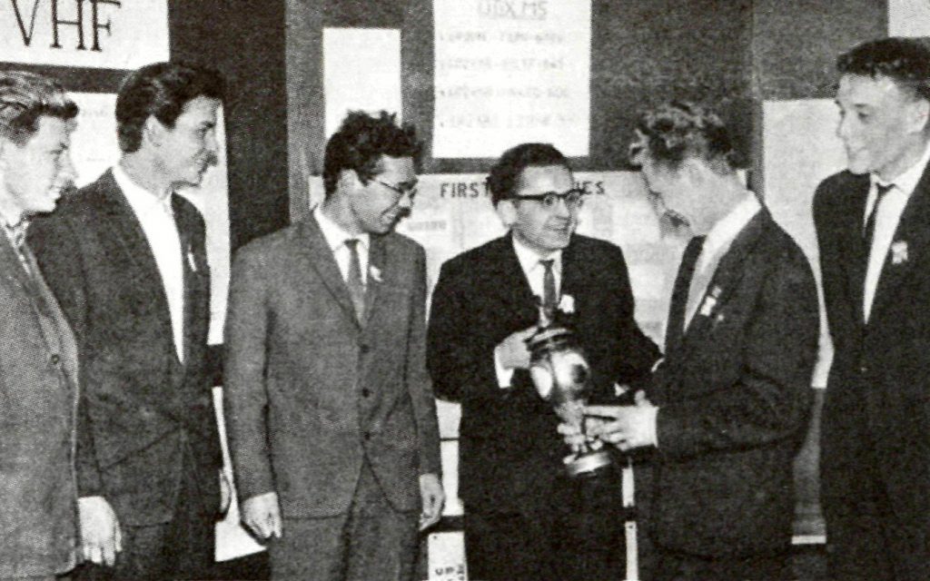 1964 SSRS čempionai ir prizininkai (iš kairės): J. Burauskas, A. Kregždė, ne Lietuvos atstovas, A. Salminis, V. Šimonis, A. Macas