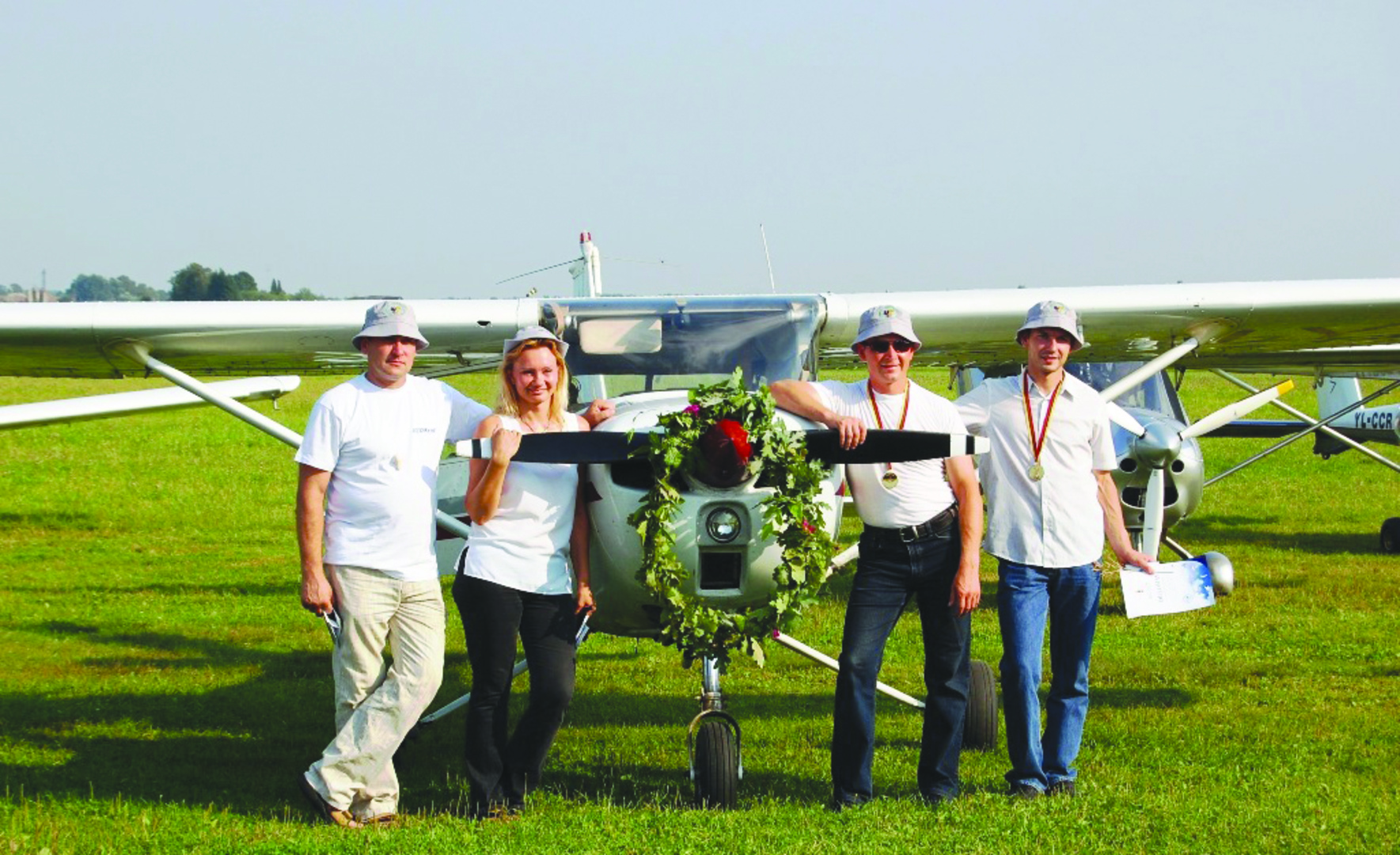 2010 lėktuvų ralio nugalėtoja – Biržų komanda