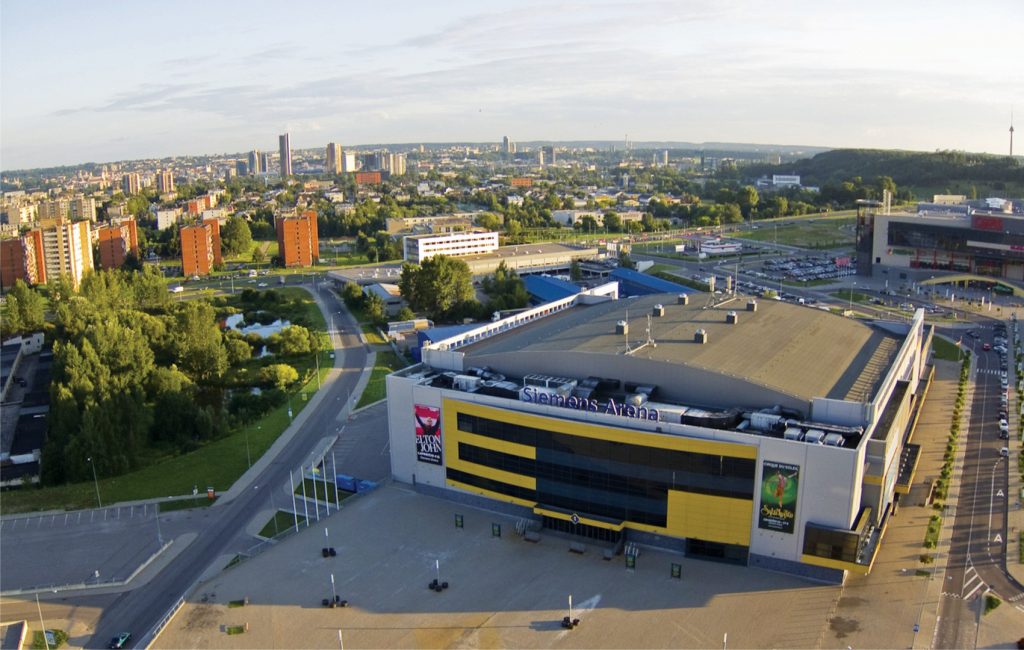 Siemens arena iš viršaus