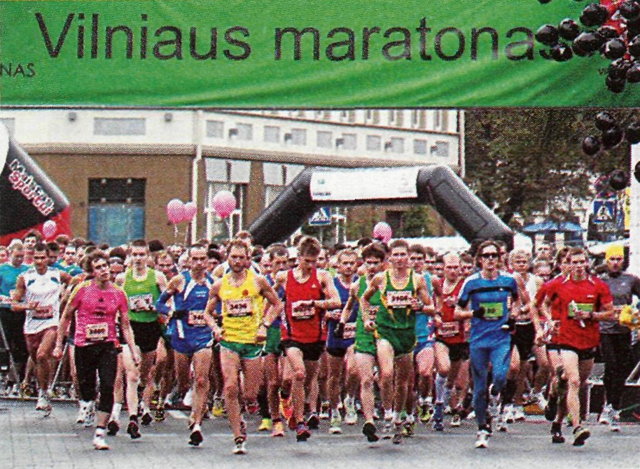 Vilniaus maratono bėgimas
