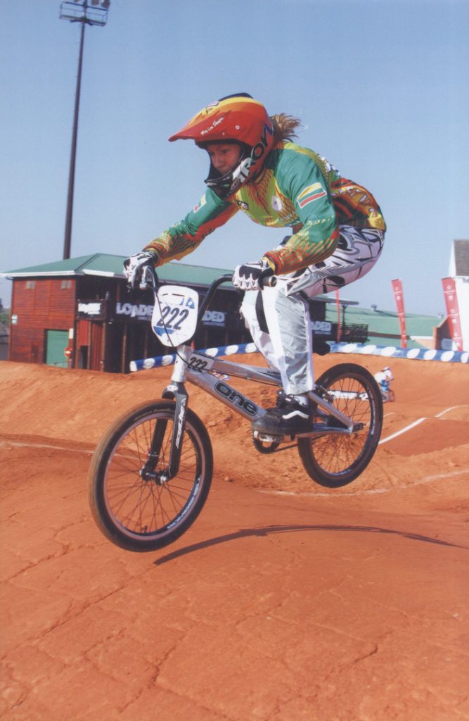 V. Rimšaitės skrydis 2010 pasaulio BMX čempionate