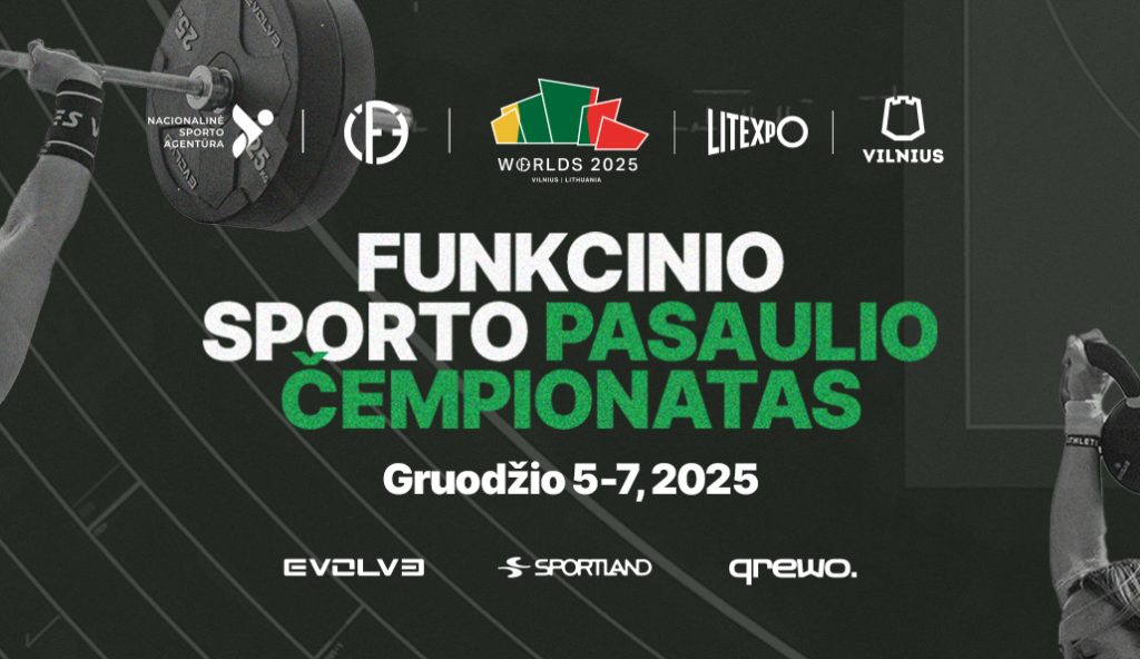 Funkcinio sporto pasaulio čempionato 2025 logo