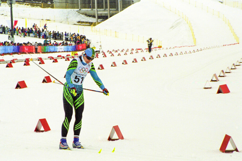 Kazimiera Strolienė 1998 Nagano žiemos olimpinėse žaidynėse